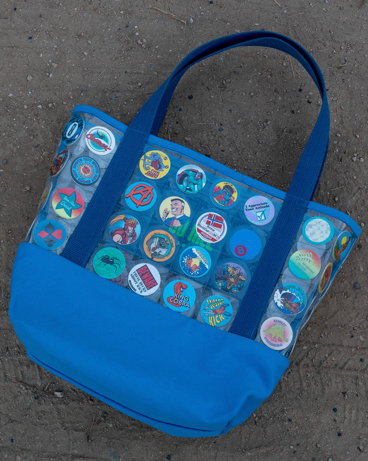 Blue Canvas Pog Tote